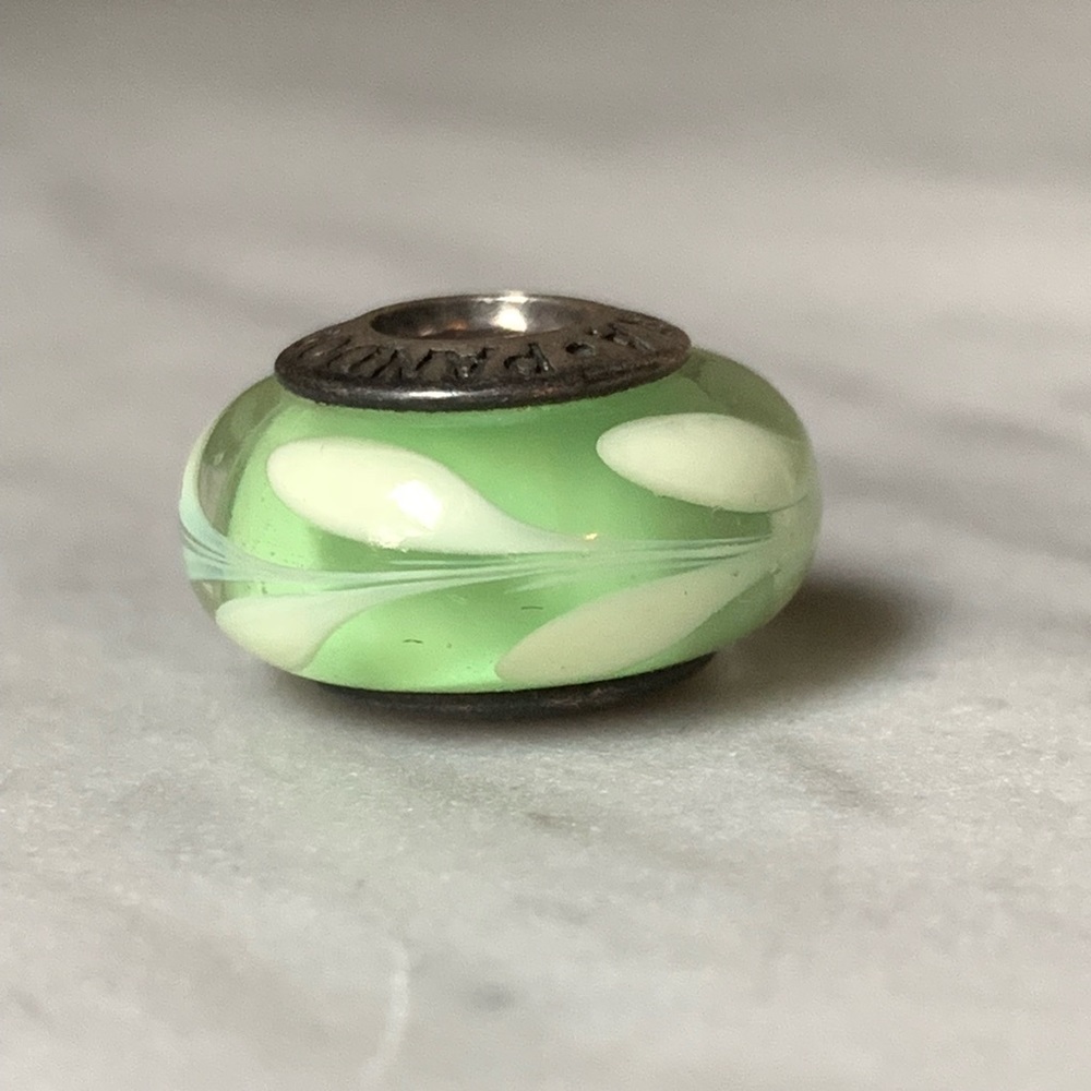 Green Pandora Charm
